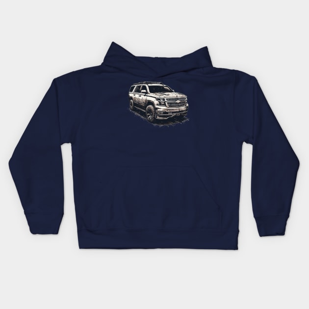 Chevrolet Suburban Kids Hoodie by Vehicles-Art